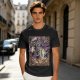 Olive T-Shirt Featuring Fantasy Wizard Card Artwork