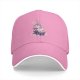 Black baseball cap with anxious unicorn and magical text design