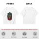 Olive Green T-Shirt With Colorful Mystical Geometric Tree Print