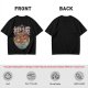 Olive T-shirt with Sumo Wrestler in Ramen Bowl Artwork