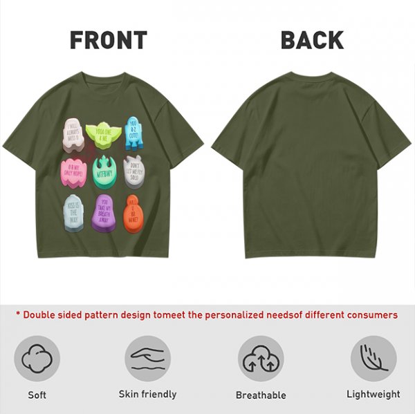 Star Wars Conversation Hearts Graphic Tee