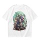 Olive T-Shirt With Magical Creature Group Art Print