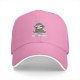 Black baseball cap with gaming sloth 'We Just Respawn' print