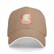 Black Baseball Cap With Cute Dinosaur In Ramen Bowl Graphic
