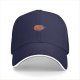 Black Baseball Cap with Halloween Pumpkin Jack-o'-lantern Graphic