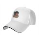 Black baseball cap with anime girl eating ramen graphic