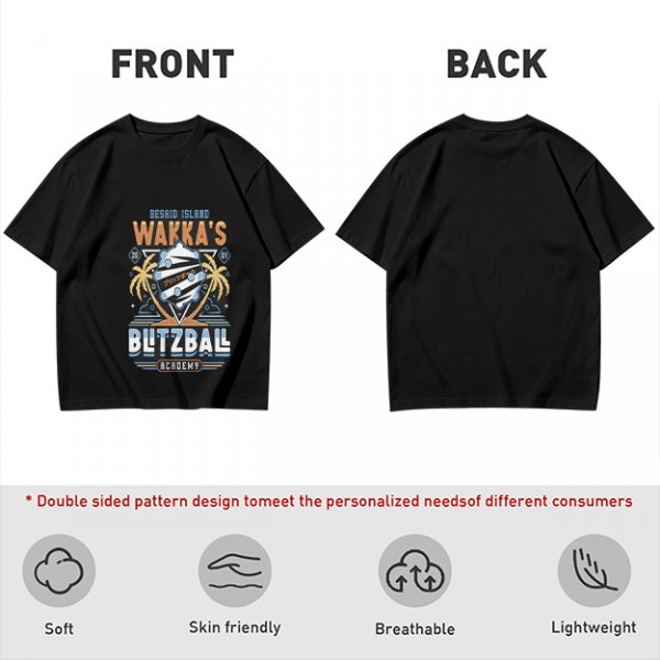 Wakka's Besaid Island Blitzball Academy Graphic T-Shirt