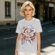 One Piece Gear 5 Luffy Graphic Print Olive T-Shirt