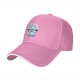 Black baseball cap with polar bear lifting barbell graphic