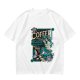 Olive t-shirt with mermaid coffee print 'Coffee Because Luring Sailors Takes Energy'