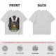 Olive T-Shirt With Alien Bunny Ears Egg Hunt Graphic