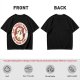 Olive t-shirt with angry chicken holding knife and funny text design