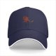 Black baseball cap with chibi Deadpool graphic design