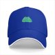 Black Baseball Cap With Cute Green Frog Graphic