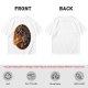 Olive T-Shirt With Dragon And Warrior Fantasy Art Print