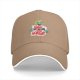Black baseball cap with zombie 'Sorry for what I said when I was hungry' print