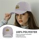 Black Baseball Cap With Grilled Smiling Burger Graphic