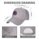 Black Baseball Cap With Purple Abstract Swirl Graphic Design