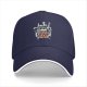 Black Baseball Cap With Howl's Moving Castle Inspired Print