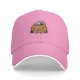 Black baseball cap with Halloween pumpkin and soot sprite graphic