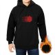 Black Hoodie With Glitch D20 Critical Fail Print For Tabletop RPG Fans