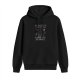 Black hoodie with Last Christmas Tin Man broken heart graphic